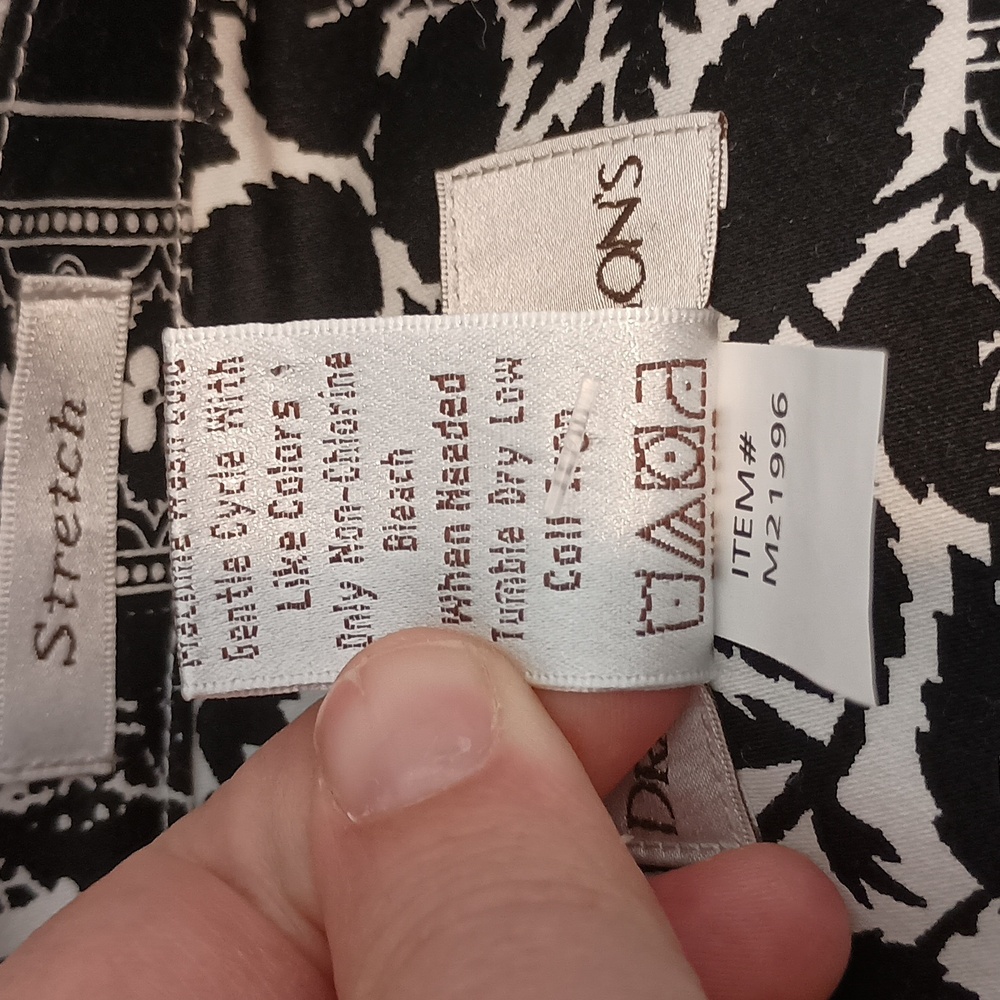 Drapers & Damons Mixed Media Print Cotton Stretch Jacket Women Size 18 Spring - Picture 7 of 13